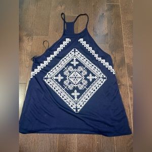 BOHO halter tank top